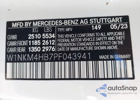 2023 Mercedes-Benz Glc 300 4Matic Suv из США, поврежденный, VIN W1NKM4HB7PF043941